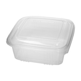 Miski Kwadrat Pokrywka do Zawiasie PP 750ml (50 Sztuk)