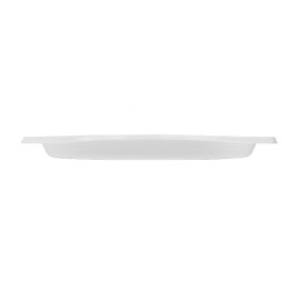 Talerz Płaski Wielokrotnego Użytku Ekonomiczne PS Białe Ø22cm (300 Sztuk)