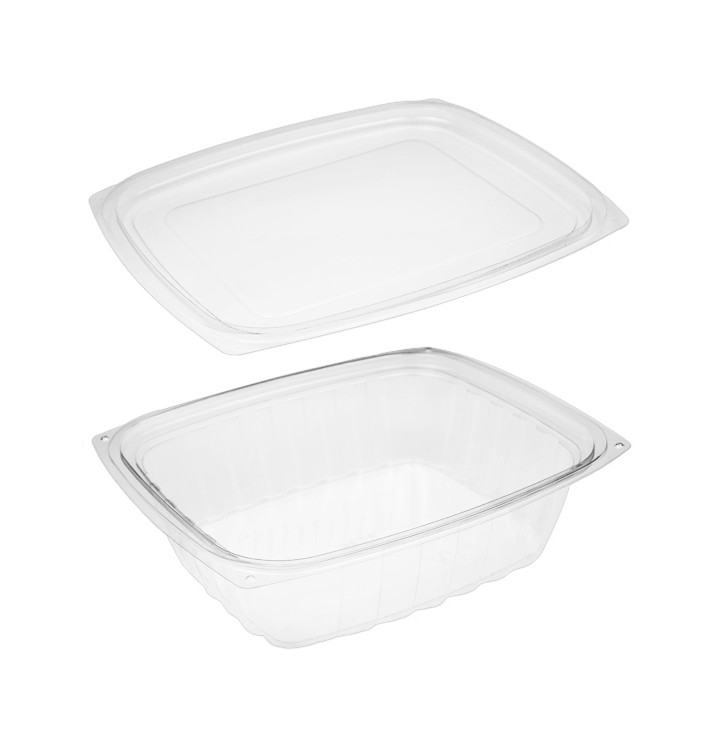 Pojemniki Kompostowanie PLA z Pokrywką 710ml (200 Sztuk) Pojemniki Kompostowanie PLA z Pokrywką 710ml (200 Sztuk)