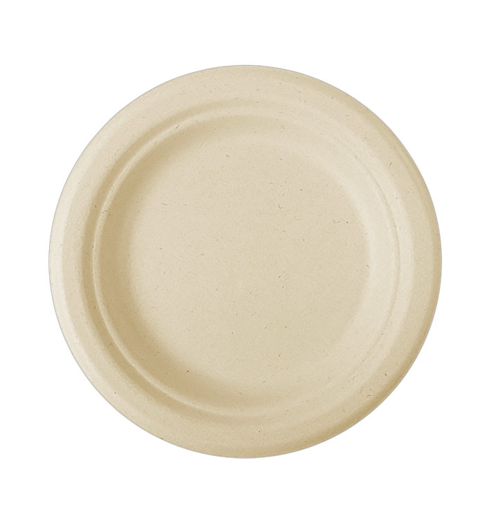 Talerz Trzciny Cukrowej Naturalne Ø155mm (50 Sztuk) Talerz Trzciny Cukrowej Naturalne Ø155mm (50 Sztuk)