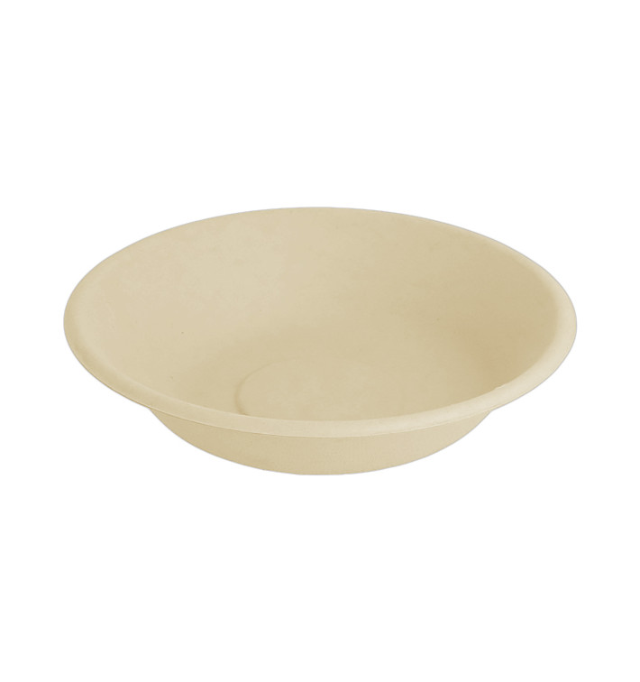 Talerz Głębokie Trzciny Cukrowej Naturalne Ø160mm (50 Sztuk) Talerz Głębokie Trzciny Cukrowej Naturalne Ø160mm (50 Sztuk)