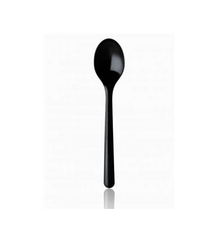 Łyżka Plastikowe Premium Czarni 185 mm Łyżka Plastikowe Premium Czarni 185 mm