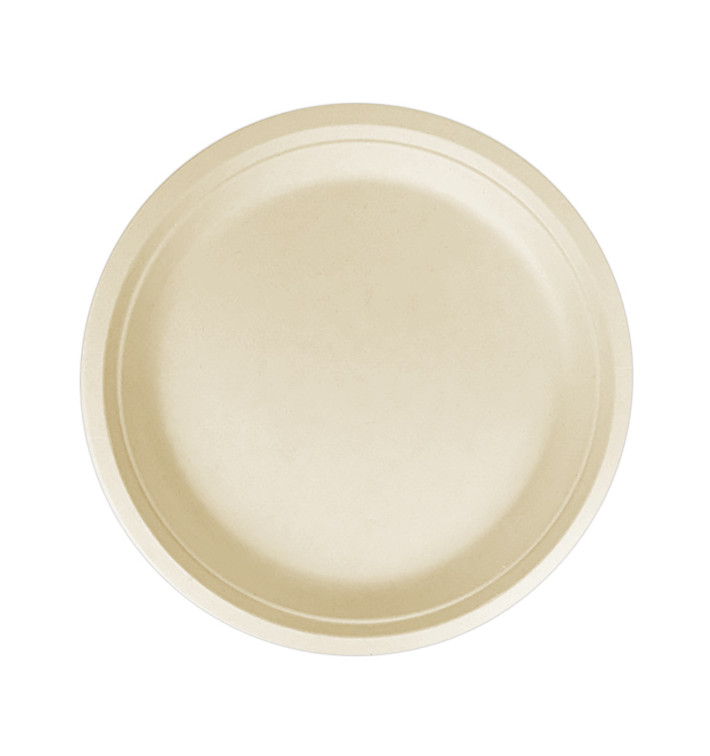 Talerz Trzciny Cukrowej Naturalne Ø300mm (50 Sztuk) Talerz Trzciny Cukrowej Naturalne Ø300mm (50 Sztuk)
