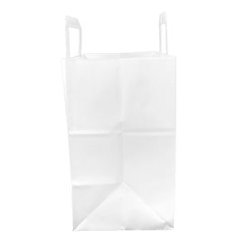 Miski Papierowe Białe z Uchwytami Płaskis 70g/m² 32+22x26cm (50 Sztuk)