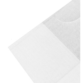 Śliniaki dla Dzieci i Niemowląt z Miskiillo Białe 33x28cm (100 Sztuk)