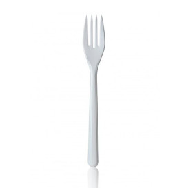 Widelczyki Plastikowe Premium Białe 185mm 
