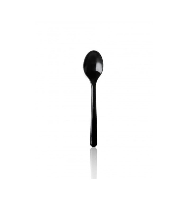 Łyżeczki Plastikowe Premium Czarni 130 mm Łyżeczki Plastikowe Premium Czarni 130 mm