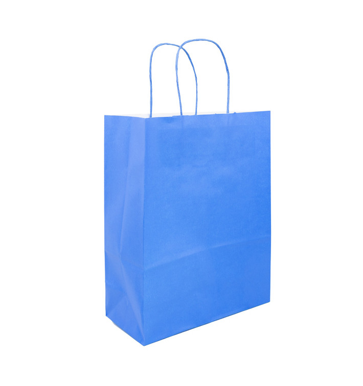 Torby Papierowe Turkusowe z Uchwytami 100g/m² 25+11x31cm (200 Sztuk) Torby Papierowe Turkusowe z Uchwytami 100g/m² 25+11x31cm (200 Sztuk)