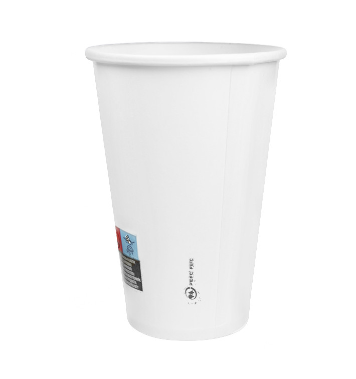 Kubki Kartonowe 20 Oz/600ml Białe Ø9,4cm (20 Sztuk) Kubki Kartonowe 20 Oz/600ml Białe Ø9,4cm (20 Sztuk)