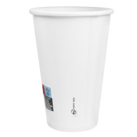 Kubki Kartonowe 20 Oz/600ml Białe Ø9,4cm (320 Sztuk)
