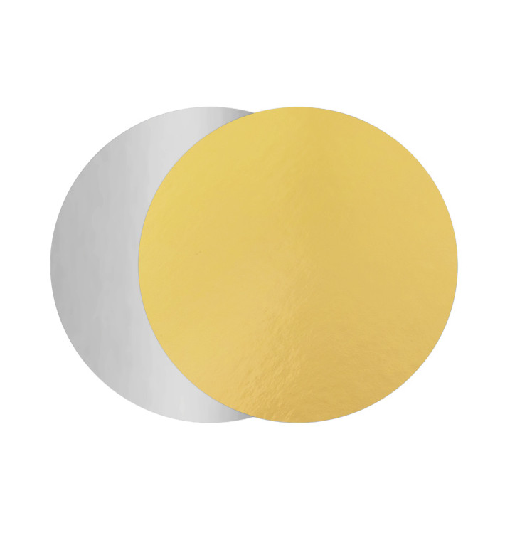 Podkładka Papierowa Pod Tort Złote i Srebro 180 mm (1200 Sztuk) Podkładka Papierowa Pod Tort Złote i Srebro 180 mm (1200 Sztuk)