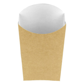 Pudełka Kraft na Frytki Duży 8,2x3,3x14,9cm (25 Sztuk)