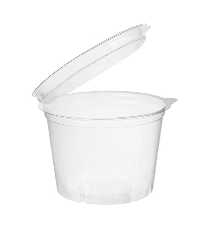 Miski Okrągły Zawiasie APET Przezroczyste 500ml Ø120mm (480 Sztuk) Miski Okrągły Zawiasie APET Przezroczyste 500ml Ø120mm (480 Sztuk)