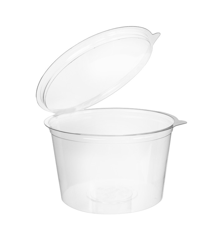Miski Okrągły Zawiasie APET Przezroczyste 1000ml Ø150mm (200 Sztuk) Miski Okrągły Zawiasie APET Przezroczyste 1000ml Ø150mm (200 Sztuk)