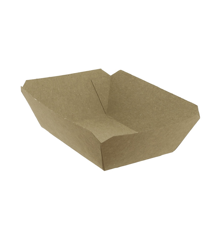 Tacki Łódki Papierowe 250ml Kraft-Kraft 9,6x6,5x4,2cm (25 Sztuk) Tacki Łódki Papierowe 250ml Kraft-Kraft 9,6x6,5x4,2cm (25 Sztuk)