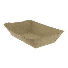 Tacki Łódki Papierowe 780ml Kraft-Kraft 15,5x9x5,5cm (450 Sztuk)