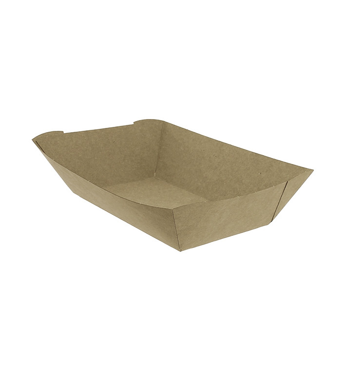 Tacki Łódki Papierowe 780ml Kraft-Kraft 15,5x9x5,5cm (450 Sztuk)