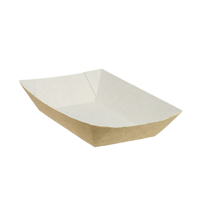 Tacki Łódki Papierowe 300ml Kraft 11x7x3,5cm (25 Sztuk) Tacki Łódki Papierowe 300ml Kraft 11x7x3,5cm (25 Sztuk)