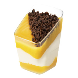 Kubek Plastikowe do Degustacji Przezroczyste 4x4x7 cm (20 Sztuk)