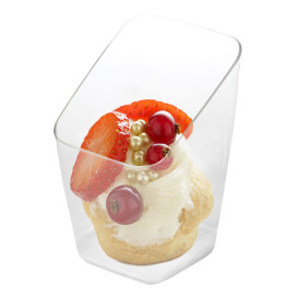 Kubek Plastikowe do Degustacji Przezroczyste 4x4x7 cm (20 Sztuk)