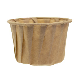 Miski Papierowe Karbowane Kraft 120ml (5000 Sztuk)