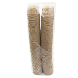 Miski Papierowe Karbowane Kraft 60ml (250 Sztuk)