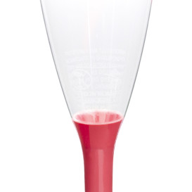 Kieliszki Plastikowe do Wina Musującego na Podstawie Koral 120ml 2P (20 Sztuk)