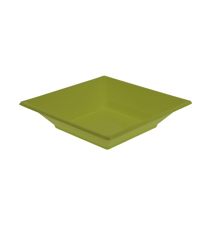 Talerz Plastikowe Głębokie Kwadratowi Pistacja 170mm (5 Sztuk) Talerz Plastikowe Głębokie Kwadratowi Pistacja 170mm (5 Sztuk)