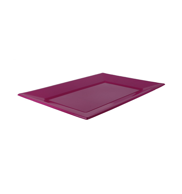 Tacki Plastikowe Fuchsia 330x225mm (25 Sztuk) Tacki Plastikowe Fuchsia 330x225mm (25 Sztuk)