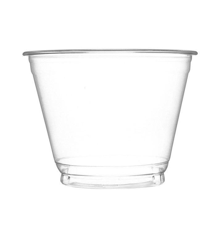 Miski Plastikowe PET Szkło 270ml Ø9,3cm (1000 Sztuk) Miski Plastikowe PET Szkło 270ml Ø9,3cm (1000 Sztuk)