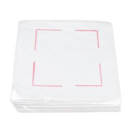 Serwetki Płaski Papierowe Siarczyny Białe 15x15cm (30.000 Sztuk)