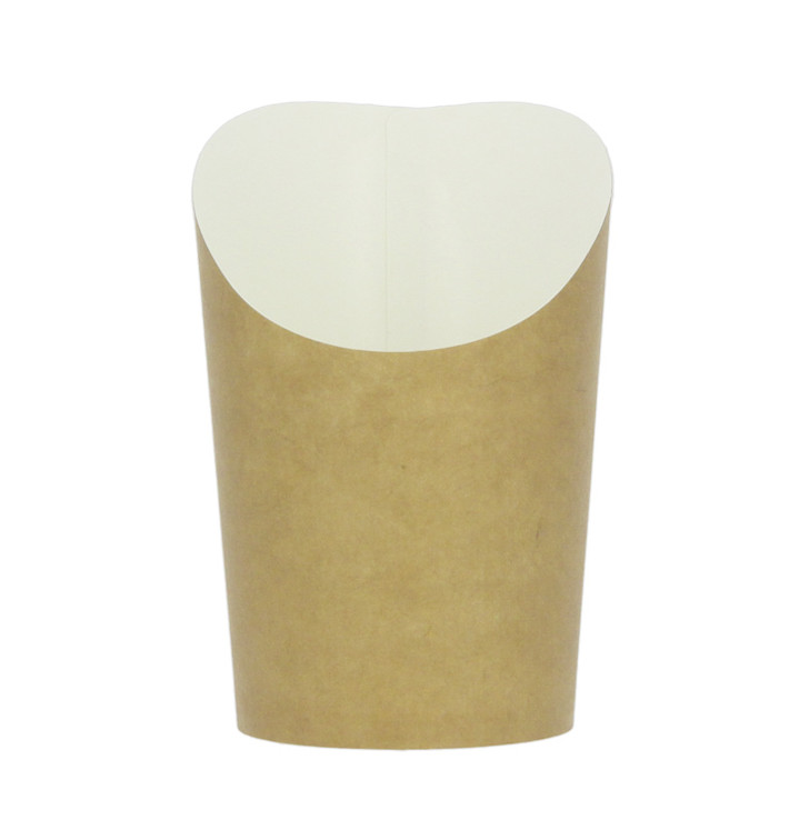 Kubki Kartonowe Kraft na Frytki i Wraps Ø7,8x10,8cm (1.320 Sztuk) Kubki Kartonowe Kraft na Frytki i Wraps Ø7,8x10,8cm (1.320 Sztuk)