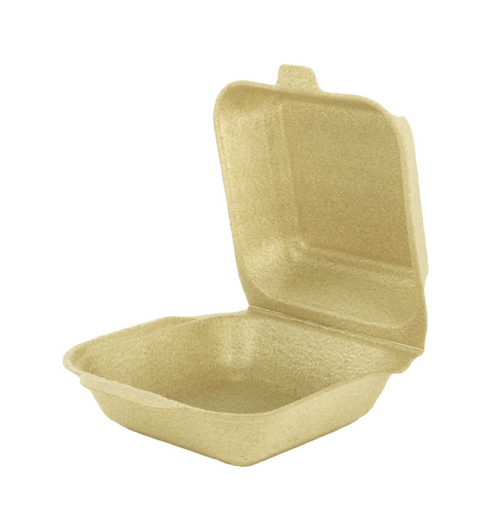 Pudełka na Burgeri XPP Beżowy 15x15x7cm (500 Sztuk) Pudełka na Burgeri XPP Beżowy 15x15x7cm (500 Sztuk)