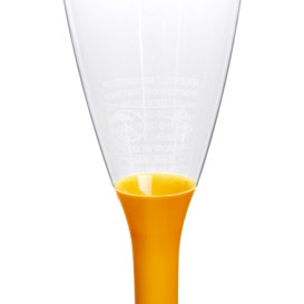 Kieliszki Plastikowe do Wina Musującego na Podstawie Mango 120ml 2P (200 Sztuk)