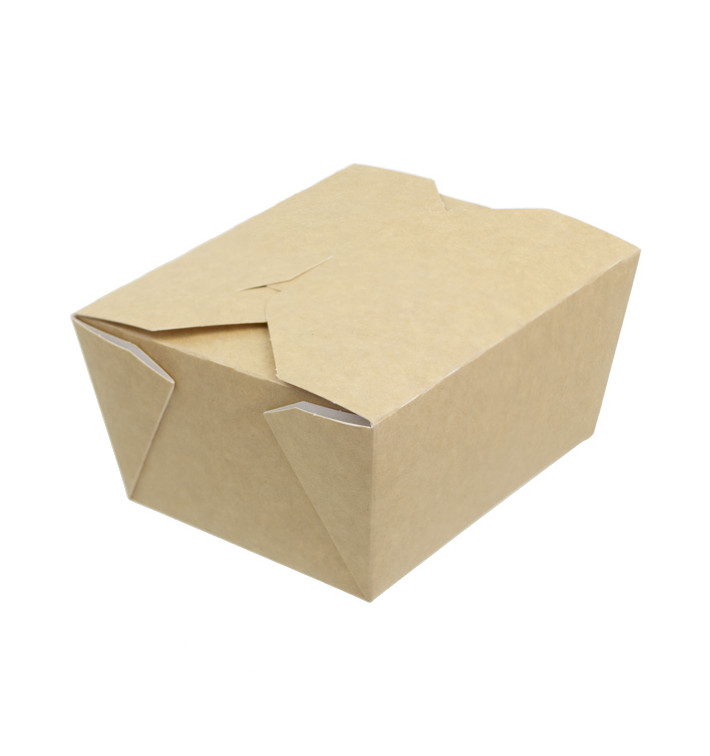 Pudełka na Wynos Amerykanin Małe Kraft 11,8x9x6,3cm 650ml (25 Sztuk) Pudełka na Wynos Amerykanin Małe Kraft 11,8x9x6,3cm 650ml (25 Sztuk)