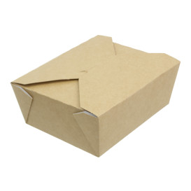 Opakowania na Lunch Kraft 15x12x6,5cm 1150ml (25 Sztuk)