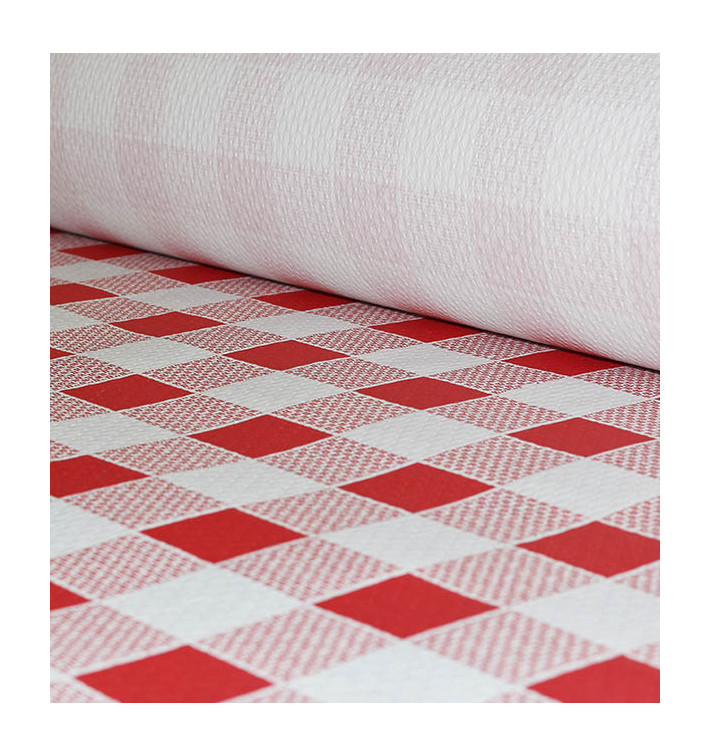 Obrus Papierowy w Rolce i Kratkę Czerwerne 1x100m. 40g (6 Sztuk) Obrus Papierowy w Rolce i Kratkę Czerwerne 1x100m. 40g (6 Sztuk)