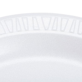 Talerz Termiczni Styropianowe "Concorde" Białe 230 mm (125 Sztuk)