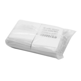 Serwetkis Papierowe Mini Serwis Białe 17x17cm (200 Sztuk)