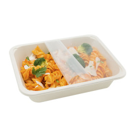 Pojemniki Trzciny Cukrowej PLA 1350ml 22,7x17,8x5cm (75 Sztuk)