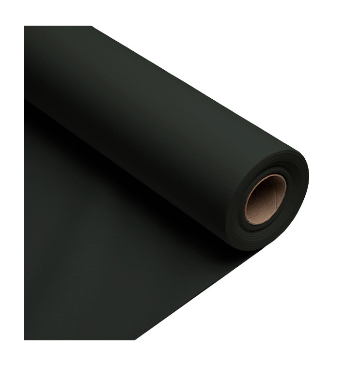 Airlaid Tablecloth Roll Black 1,2x25m (6 Units)