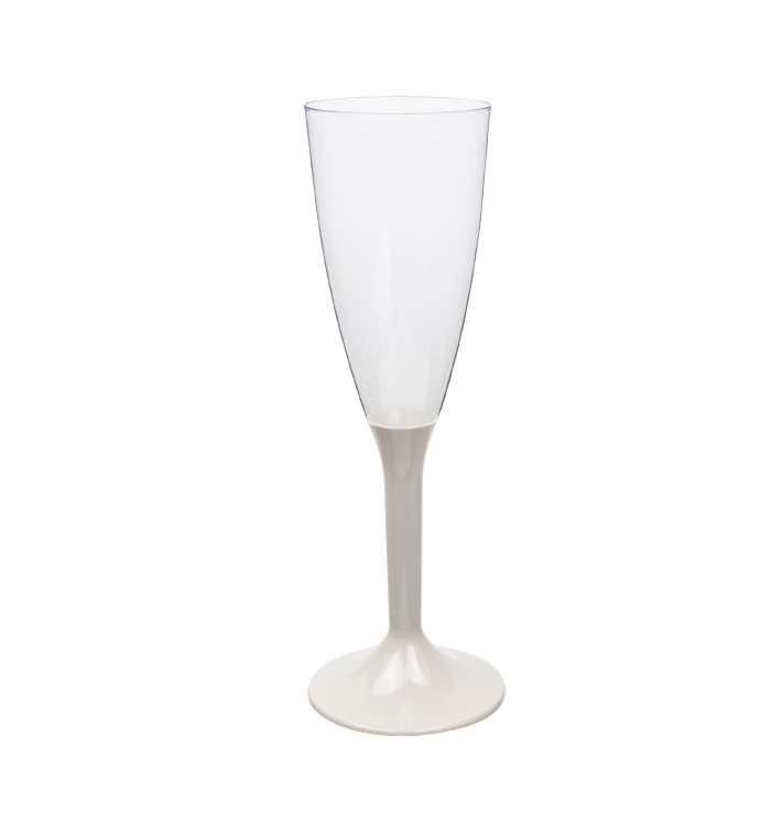 Kieliszki Plastikowe do Wina Musującego na Podstawie Beżowy 120ml 2P (20 Sztuk) Kieliszki Plastikowe do Wina Musującego na Podstawie Beżowy 120ml 2P (20 Sztuk)