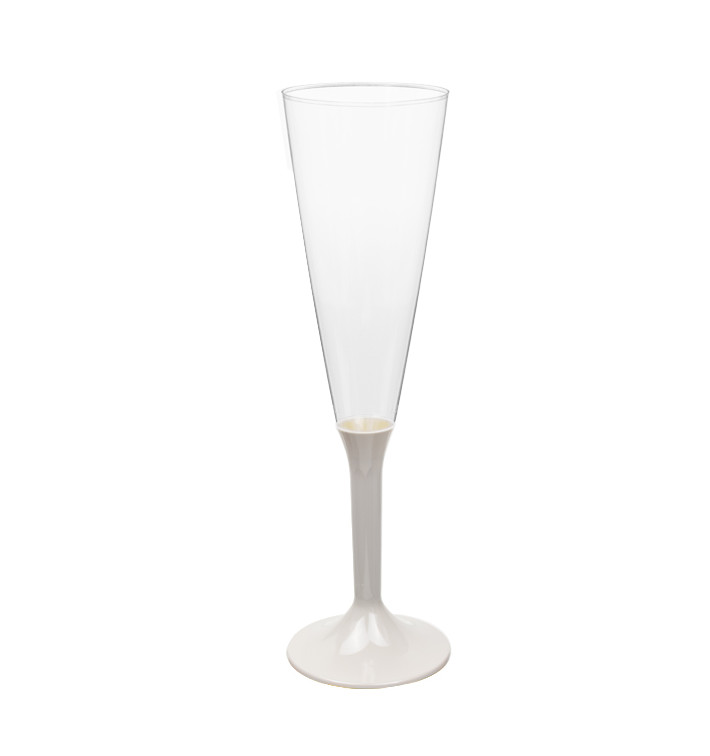 Kieliszki Plastikowe do Wina Musującego na Podstawie Beżowy 160ml 2P (20 Sztuk) Kieliszki Plastikowe do Wina Musującego na Podstawie Beżowy 160ml 2P (20 Sztuk)