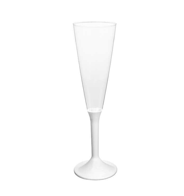Kieliszki Plastikowe do Wina Musującego na Podstawie Białe 160ml 2P (200 Sztuk) Kieliszki Plastikowe do Wina Musującego na Podstawie Białe 160ml 2P (200 Sztuk)