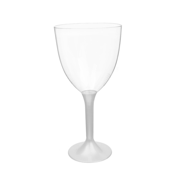 Kieliszki Plastikowe Wino na Podstawie Białe Perełka 300ml 2P (20 Sztuk) Kieliszki Plastikowe Wino na Podstawie Białe Perełka 300ml 2P (20 Sztuk)