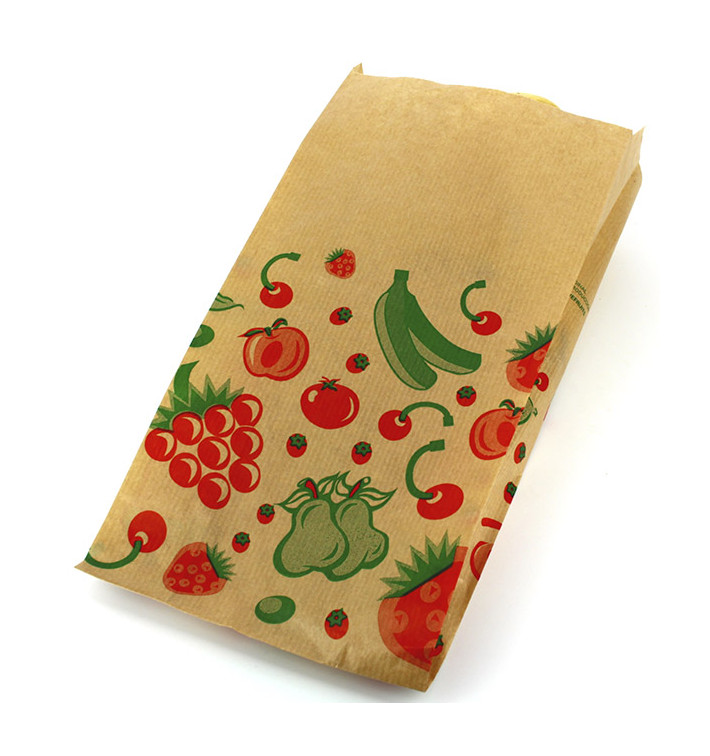 Torby Kraft na Owoce 14+7x28cm (100 Sztuk) Torby Kraft na Owoce 14+7x28cm (100 Sztuk)