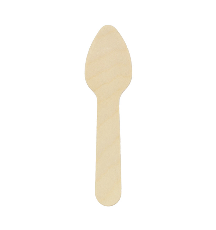 Mini Łyżka Drewno 7,5cm (100 Sztuk) Mini Łyżka Drewno 7,5cm (100 Sztuk)