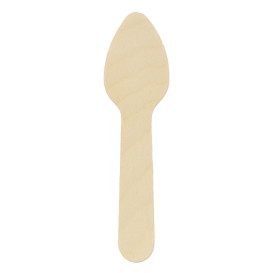 Mini Łyżka Drewno 7,5cm (2.400 Sztuk)