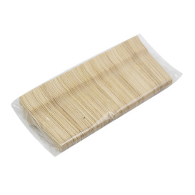 Mini Widelczyki Drewno 7,5cm (100 Sztuk)