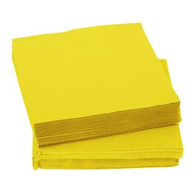 Serwetki Papierowe Micro Dot 20x20cm 2C Żółty (90 Sztuk)